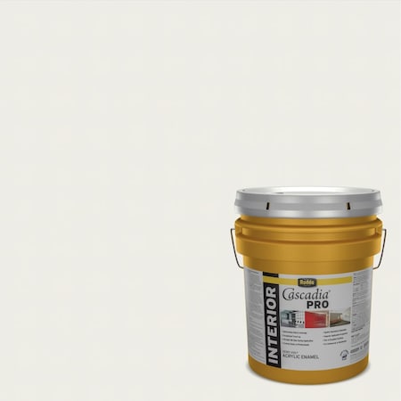 Rodda Paint Rodda Cascadia PRO Interior Paint and Primer in One, Satin, 5 Gallon, Cotton 4200015-CA014/Cotton