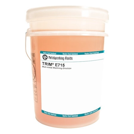 Trim Cutting Fluid, E715, Soluble Oil, 5 gal, Pail, Amber E715-5G