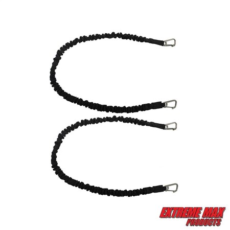 Extreme Max 3006.4596 BoatTector High-Strength Line SnubberStorage Bungee Value-36" w Compact Hooks 3006.4596