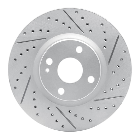 Dynamic Friction Co DFC Geoperformance Rotor - Drilled and Slotted 830-80074R