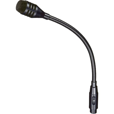 Bogen GDU150 Wired Dynamic Microphone - Black - 100 Hz to 12 kHz - 500 Ohm -75 dB - Desktop - XLR GDU150