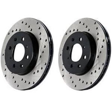 Olympian Athlete 12847018L 2002-2008 Subaru Impreza Brake Rotor - Front Left OL794351