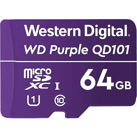 Sandisk Technologies WD PURPLE 64GB MICROSD CARD WDD064G1P0C-85AEL0