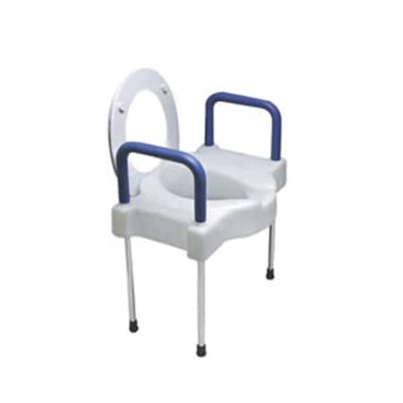 Betterbeds Extra Wide Tall-Ette Elevated Toilet Seat With Legs BE482452