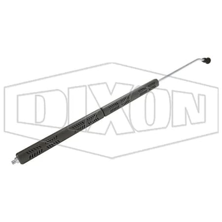 Dixon Bent Vented Grip Lance, 48 in L, 1/4 in Male Inlet, 1/4 in Female Outlet, 5000 psi, 10.5 GPM, Domest AL362