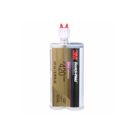 3M Scotch-Weld Epoxy Adhesive, DP420, 200 ml, Duo-Pak, Black 405-021200-41530