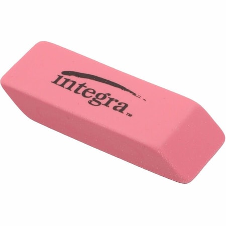 Integra Pencil Eraser, 2" x 0.8" x 0.4", Pink, 24PK ITA36522