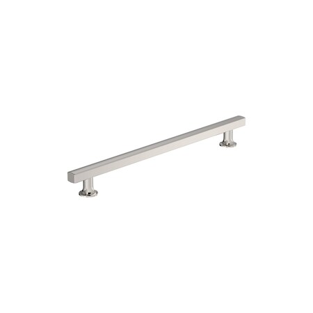 Amerock Everett 10-1/16 inch 256mm Center-to-Center Polished Nickel Cabinet Pull BP37109PN
