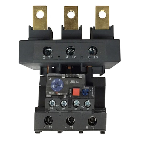 Brah Electric IEC Overload Relay, 1NO/1NC, 110 A Min current, 140 A Max current, 660 V BLR2D4369