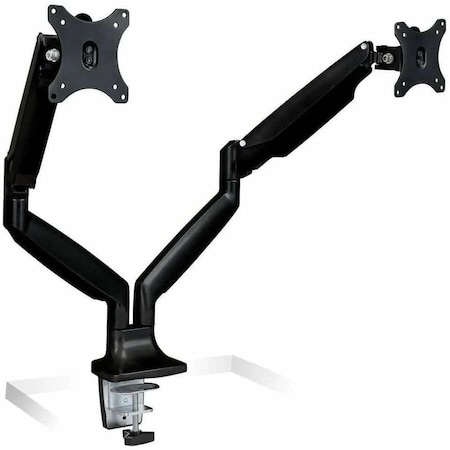 Mount-It Dual Monitor Desk Mount For 20"-32" Screens Black MI-1772B