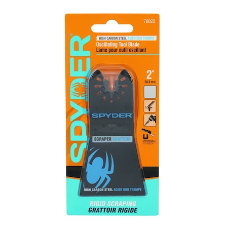 Spyder 2-Inch Oscillating Tool Rigid Scraper Blade 70022