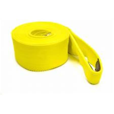 Olympian Athlete 4 x 30 ft. 30000 lbs Nylon  Tow Strap, Yellow OL3656369