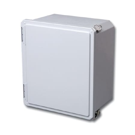 Stahlin Non-Metallic Enclosure, 12 in H, 6 in D, 10 in W, NEMA 4X, Fiberglass DS121006HPL