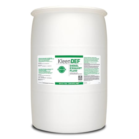 Peak Diesel Exhaust Fluid, Kleen DEF, 55 gal, Drum, API/ISO-22241-1 KLF001-GR
