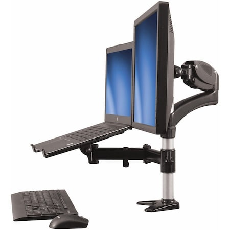 Startech.Com Monitor Arm - Single, Laptop Stand, Desk ARMUNONB