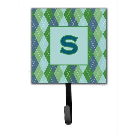 Carolines Treasures Letter S Initial Monogram - Blue Argoyle Leash Holder Or Key Hook CJ1020-SSH4