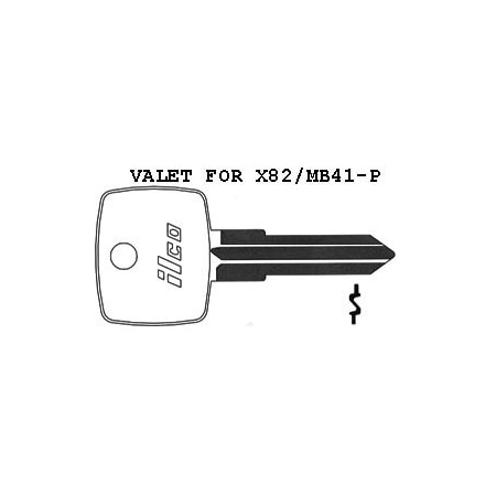 Ilco Unican Mercedes Benz Key Blank HF45, 10PK MB38