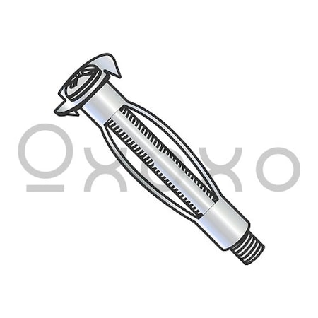 Oxoxo 1/4 EXTRA LONG Extra Long Hollow Wall Anchor Zinc, 25PK 285179