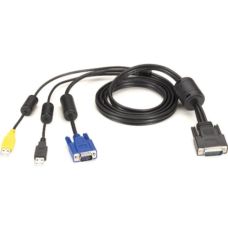 Black Box 20-M, Sc-Lc, Single-Mode, Pvc, Yellow Fiber Optic Cable EHNSECURE3-0006
