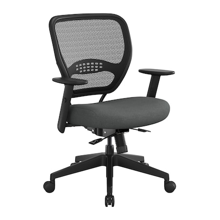 Space Seating 55 Series Air Grid and Mesh Office Chair, Icon Grey 5500SL-226