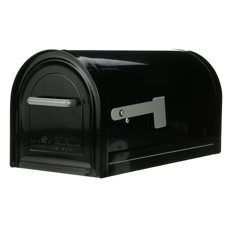 Architectural Mailboxes Reliant Locking Post Mount, Black (Architectural Brand) MB981BAM