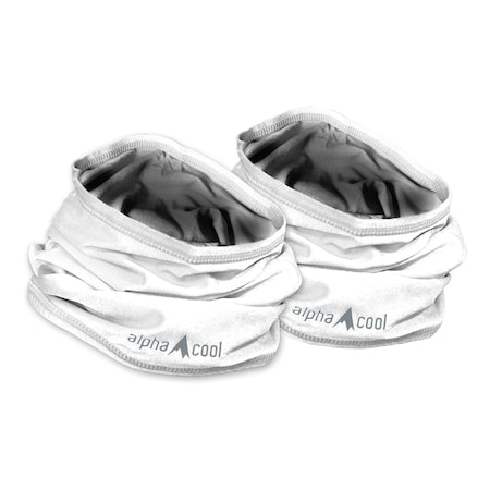 Alphacool Cooling Neck Gaiter (2-Pack) - White - One Size 675595812149
