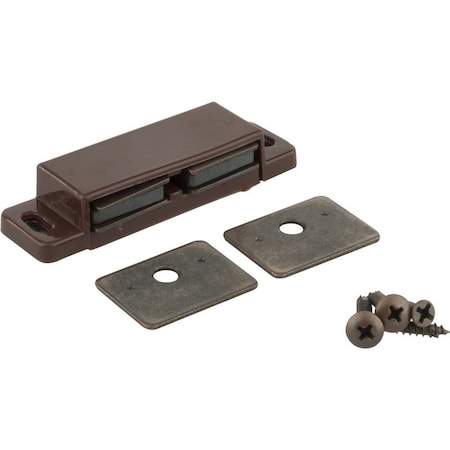 Hardware Resources Door Catch, Plastic, Brass, 2PK KFCMD-A-BR2