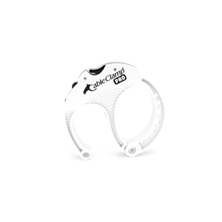 Cable Wholesale Cable Clamp, Polycarbonate/ABS, 3 in Bundle Dia., Black, White, 7 PK 30CA-79107