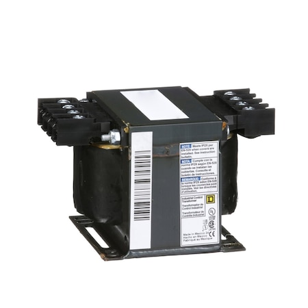 Schneider Electric Control Transformer, 250 VA, 120V AC, 600 V 120 V; 575 V 115 V; 550 V 110 V 9070T250D5