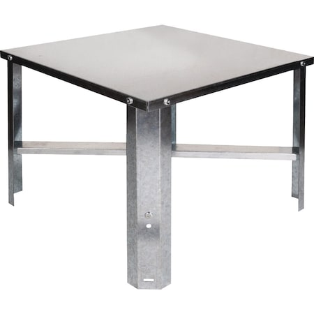 Ez-Flo Eastman Steel 18'' H. x 21'' L. x 21'' W. Water Heater Stand 86278
