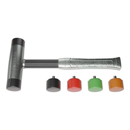 American Hammer Replaceable Tip Hammer, Zinc, 1.3 lb AM2ZRTAG