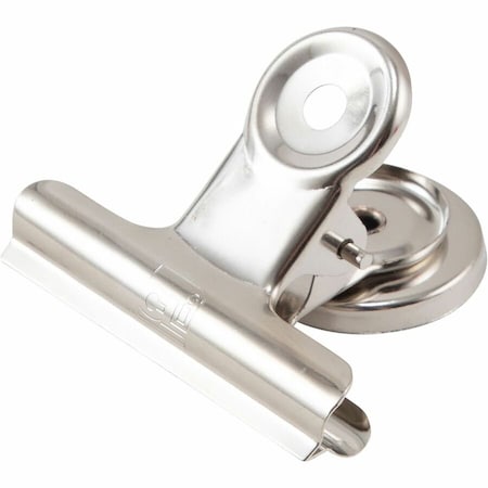 Charles Leonard Magnetic Spring Clips, 2", 12 Per Box, PK3 68520