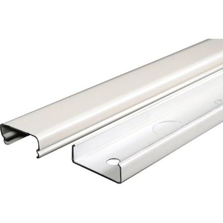 Wiremold Base Raceway, 1 Channel, 60.13 in W, 1.30 in H, 5 ft L, Ivory V2000BC