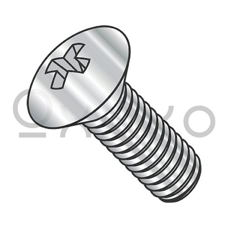 4-40X5/8 Phillips Oval Machine Screw Fully Threaded 18 8 Stainless Steel, 5000PK