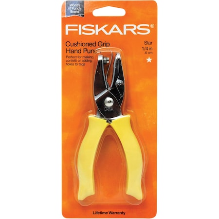 Fiskars Hand Punches, 1/4" Star 23537097J