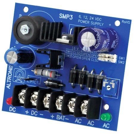 Altronix Power Supply 6/12/24VDC at 2.5A SMP3