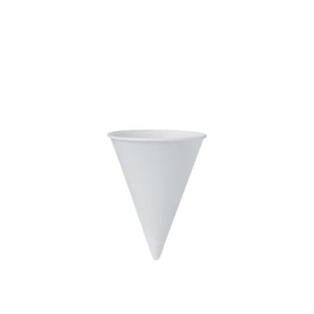Solo Cup Cup Paper Cone 4 oz Treated Unprinted 5m/cs 4R-2050