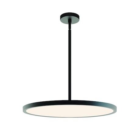 Afx Edge Round - LED Pendant - 20in W - 120-277V - Black EGRP20LAJUDBK