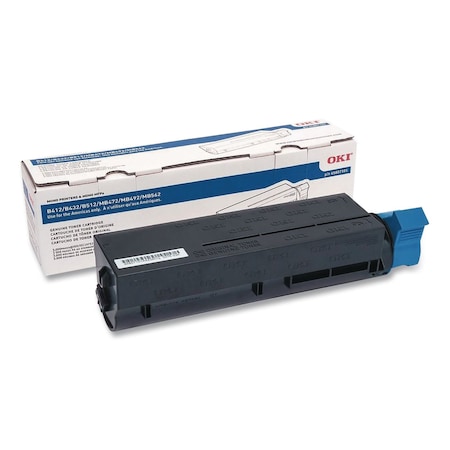 Oki Toner, 3,000 Page-Yield, Black 45807101