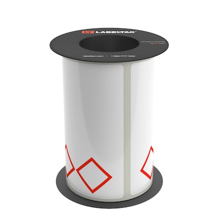 Labeltac GHS Die-Cut Labels, 9 Model 8in x 8in, 100 labels LT9, 3 Diamond LT88GHS3-V2-C