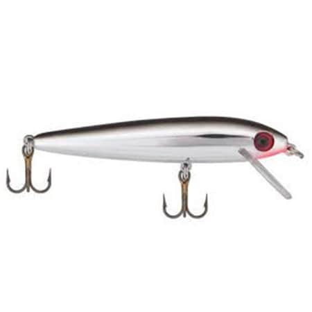 Pradco Lures Rebel Slick Body Minnow, 3.5 - Silver-Black RF10-01V