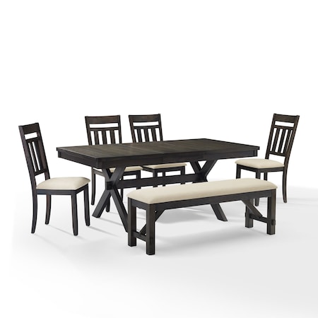 Crosley Hayden 6-Piece Dining Table Set For 7 KF13028SL