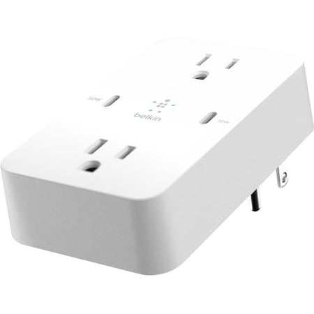 Belkin USBC PD WL PLT, 68W, 2X AC, WH WCZ001DQWH