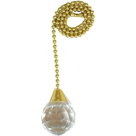 Orrco 12 in. BRS Sph Pull Chain 60320