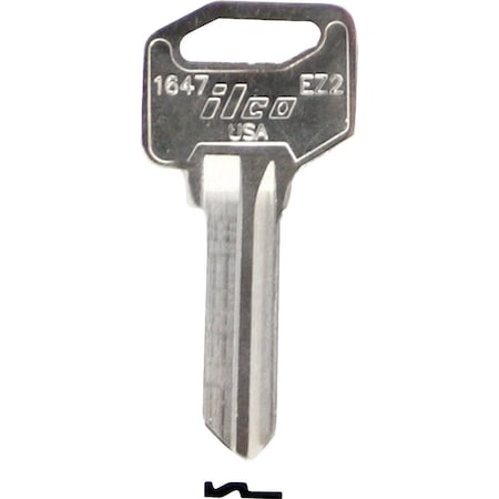 Ilco Schlage Nickel Plated House Key EZ2-SC1 / EZ2-SC2, 10PK IAL00001142