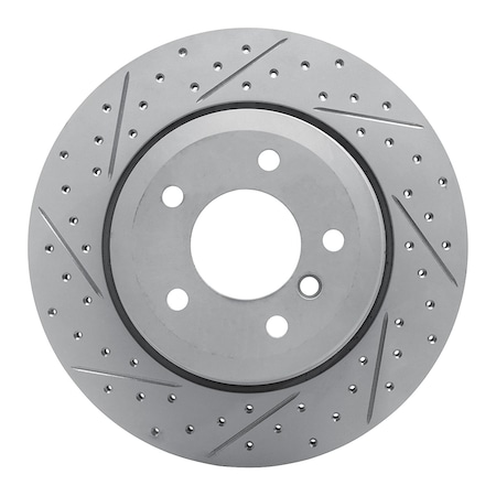 Dynamic Friction Co DFC Geoperformance Rotor - Drilled and Slotted 830-31075L