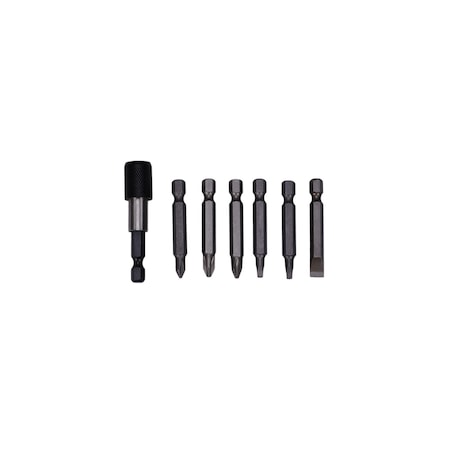 Century Drill & Tool 7 Piece Quick Change Bit and Holder Set 68107