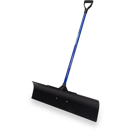 Avalanche Snow Shovel, 36'' L Blade, UHMW Blade Material, Snow Pusher W/ lightweight Fiberglass D-Grip Handle SNOWP36