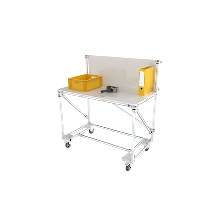 Trilogiq Mobile Workstation With Information Panel. 20274-01