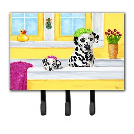 Carolines Treasures Bath Day Dalmatian Leash or Key Holder AMB1099TH68